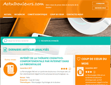 Tablet Screenshot of actudouleurs.com